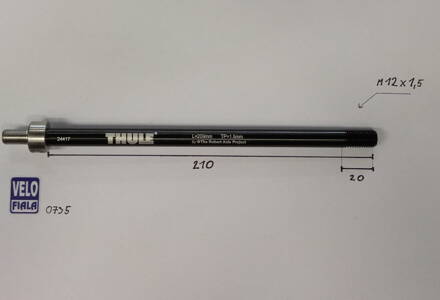 THULE AXLE adaptér Shimano E-Thru (M12x1,5) 209mm #20100735