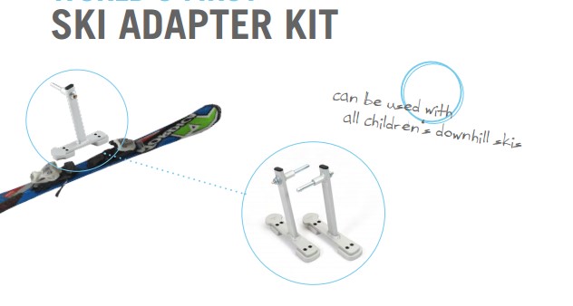 revoluční ski set pro Croozer 2016