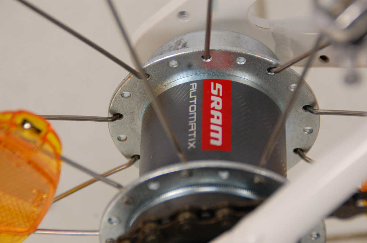 sram automatix - dětské kolo 16 palců s převodovkou sram