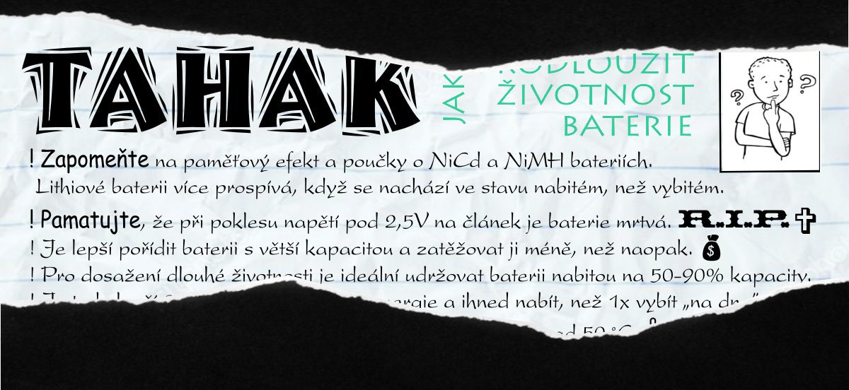 Stáhněte si tahák s informacemi, jak  prodloužit životnost baterie elektrokola