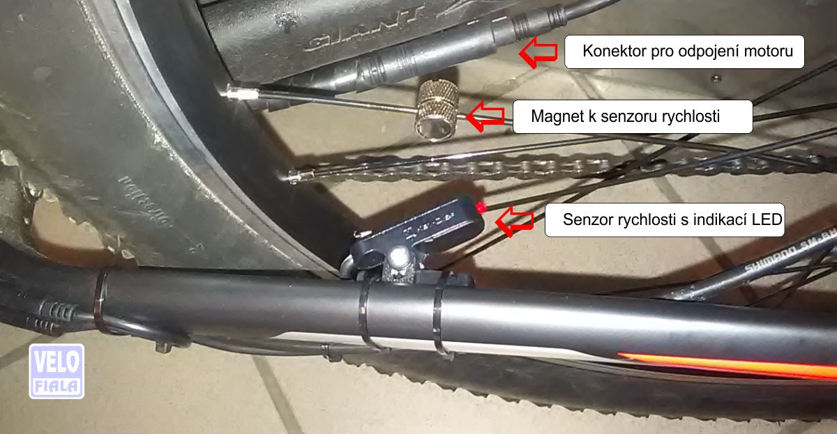 přestavba na elektroklo senzor rychlosti