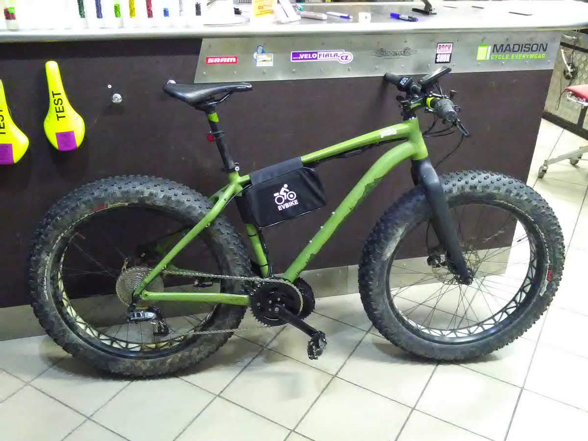 přestavba fat bike na elektrokolo