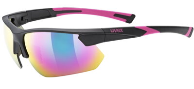 brýle UVEX SPORTSTYLE 221, BLACK PINK/MIRROR PINK