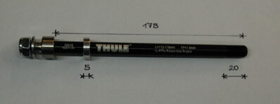 THULE AXLE adaptér Shimano E-Thru (M12x1,5) 172-178mm BOOST #20110734