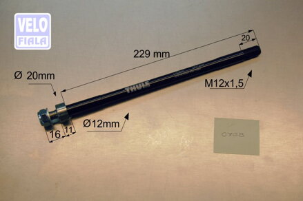 THULE AXLE adaptér Shimano E-Thru (M12x1,5) 229mm #20100738*
