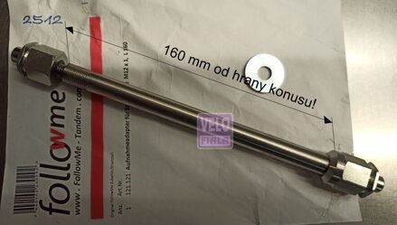 FOLLOW ME adapter M12x1,0 Syntace 160 mm