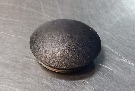 CHARIOT CTS - gumový kryt středu kola černý