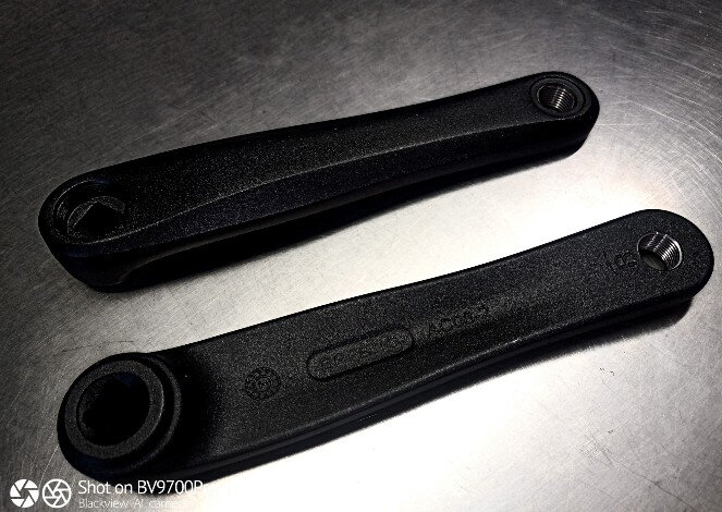 kliky E-Bike 170mm pro motor Bafang EVbike 4 hran pár