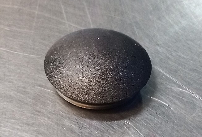 CHARIOT CTS - gumový kryt středu kola černý