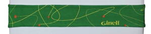 Čelenka vázací Infit Biker zelená vzor čáry