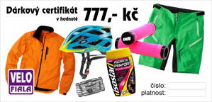 Dárkový certifikát na zboží  777 Kč