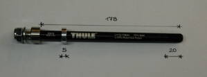 THULE AXLE adaptér Shimano E-Thru (M12x1,5) 172-178mm #20100734