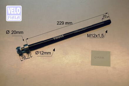 THULE AXLE adaptér Shimano E-Thru (M12x1,5) 229mm #20100738*