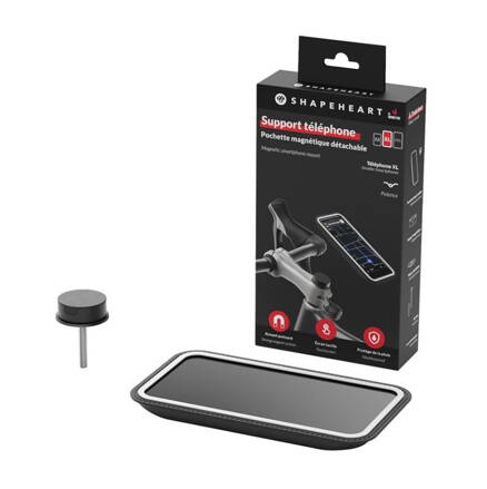 držák na mobil Shapeheart magnetický - představec vel. M výška 155mm