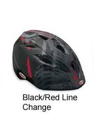 přilba BELL Tater XS46-50cm black/red line