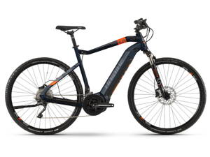 Haibike SDURO Cross 5.0 pánské 2020 modrá/oranžová/titan.