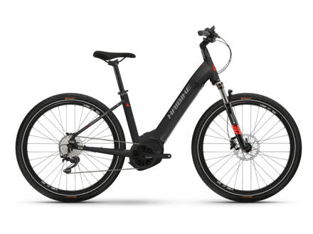 Haibike Trekking 6 Lowstep 2022 i630Wh matná černá