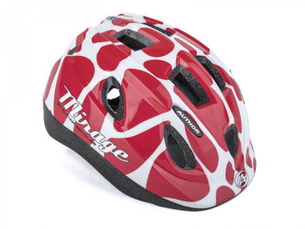 Přilba AUTHOR Mirage Inmold 48-54cm (196 červená/bílá)