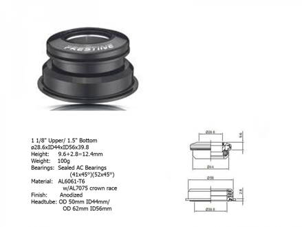 hl.slož.ahi 28.6 ACO-F13H Internal (44/56mm) 1/18"