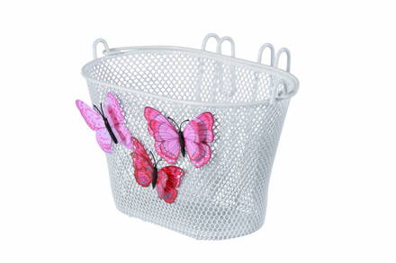 koš BASIL Jasmin Basket Butterfly bílý