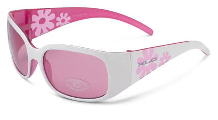 brýle XLC dětské sluneční  "Maui" bílé / růžové, růžová skla SG-K03