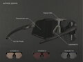 AUTHOR Brýle Zephyr Polarized 30.5 (šedá-matná)