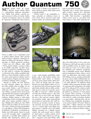 osvětlení přední AUTHOR  A-QUANTUM 750 lm USB L-Run (černá)