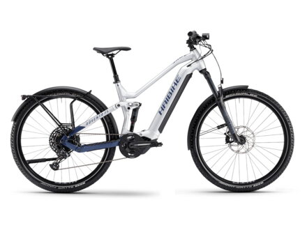 Haibike Adventr 9 2025 29" 720Wh MTB Fully světle stříbrná/modrá