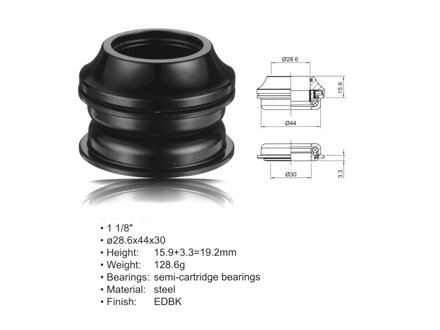 hl.slož.ahi 28.6 ACO-HS20 Internal (44/30mm)