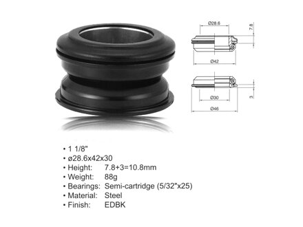 hl.slož.ahi 28.6 ACO-HS24 Internal (42/30mm)