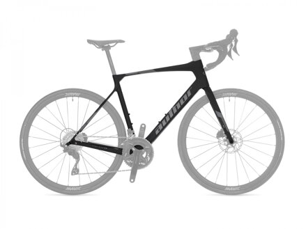 AUTHOR Rám+vidlice Charisma 55 2025 (černá-matná/stříbrná)