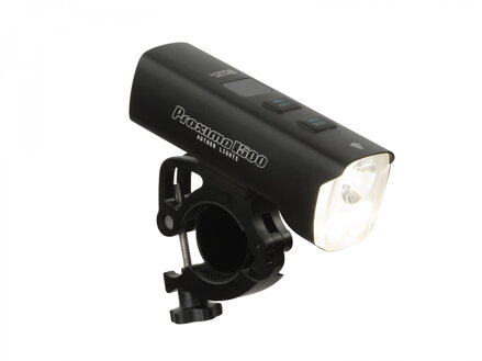 AUTHOR Světlo př. PROXIMA 1500 lm / HB 25-32 mm USB Alloy (černá)