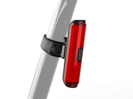 AUTHOR Světlo zad. A-Pilot USB CobLed 50 lm (černá/červené-sklo)