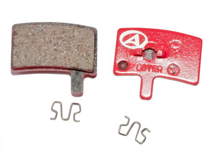 AUTHOR Brzdové destičky ABS-45 Hayes Stroker Trial (červená)