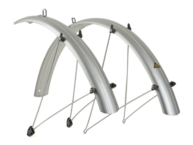 blatníky mtb AXP-10-26/60 vzpěry/plast šíře 60mm (stříbrné)