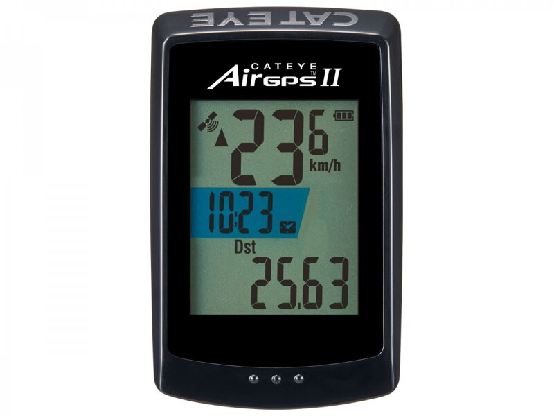 CATEYE Cyklopočítač CAT AirGPS II (GPS100N) (černá)