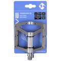 pedály M-Wave FLAT standard závit 9/16  titanově šedé