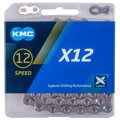 řetěz KMC X12 stříbrný 126čl. BOX