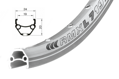 ráfek REMERX DRAGON 719 V-brake 622x19 36děr stříbrný nýt