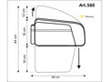 set Sport Arsenal 560 QF brašna + QuickFix adaptér