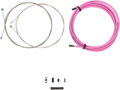 sada lanko+bowden Jagwire Sport Brake Kit růžová
