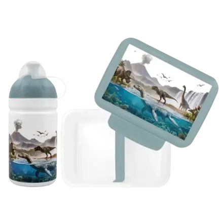set R&B box a lahev Dinosauří svět 500ml