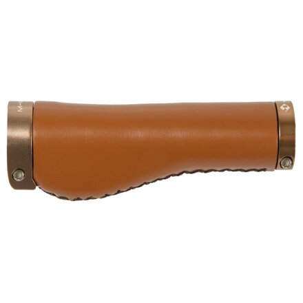 gripy aero hnědé imitace kůže 135mm