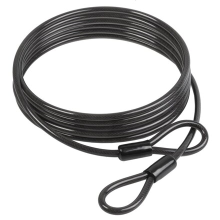 lanko zámku  M-Wave 10x5000mm prodlužovací černý