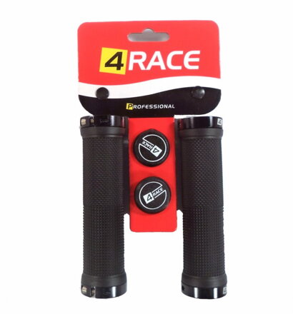gripy 4RACE  2x Lock 130mm černé