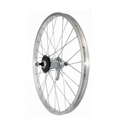 kolo zapletené s torpédem Velosteel 26 590-21 zadní 36 děr stříbrné