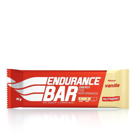 výživa - tyčinka NUTREND ENDURANCE BAR vanilka 45g