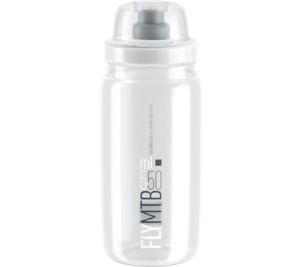 lahev 0.55 l ELITE FLY MTB čirá/šedé logo, 550 ml