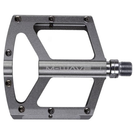 pedály M-Wave FLAT standard závit 9/16  titanově šedé