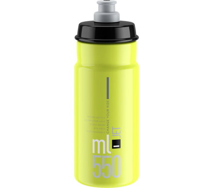 lahev 0.55 l ELITE Jet Yellow fluo černé logo, 550 ml